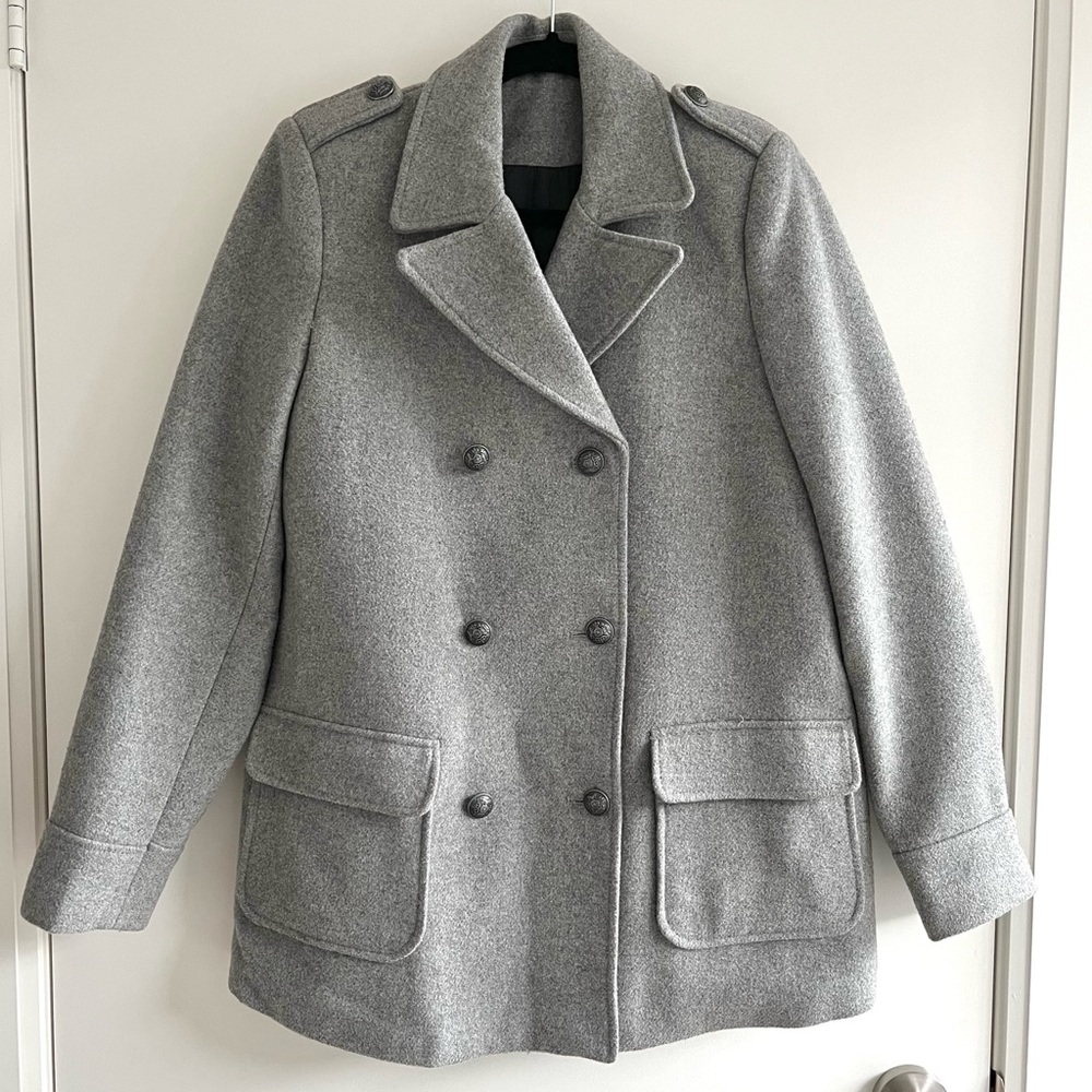 Zara Grey Wool Coat